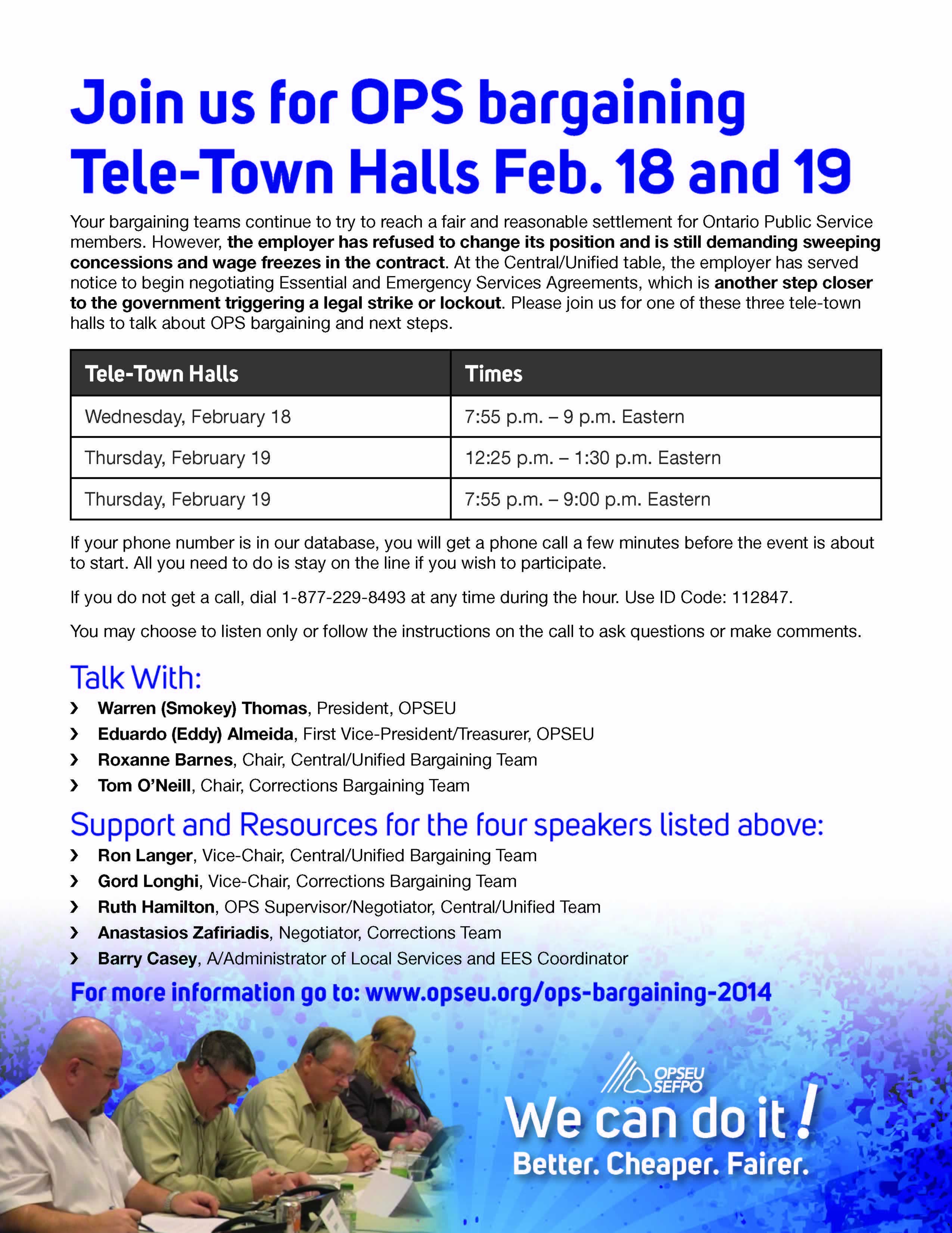 Join us for OPS bargaining tele-town halls feb. 18 & 19.