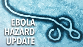 Ebola Hazard Update. Microscope photo