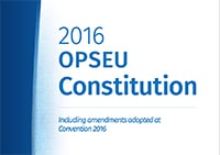 2016 OPSEU Constitution