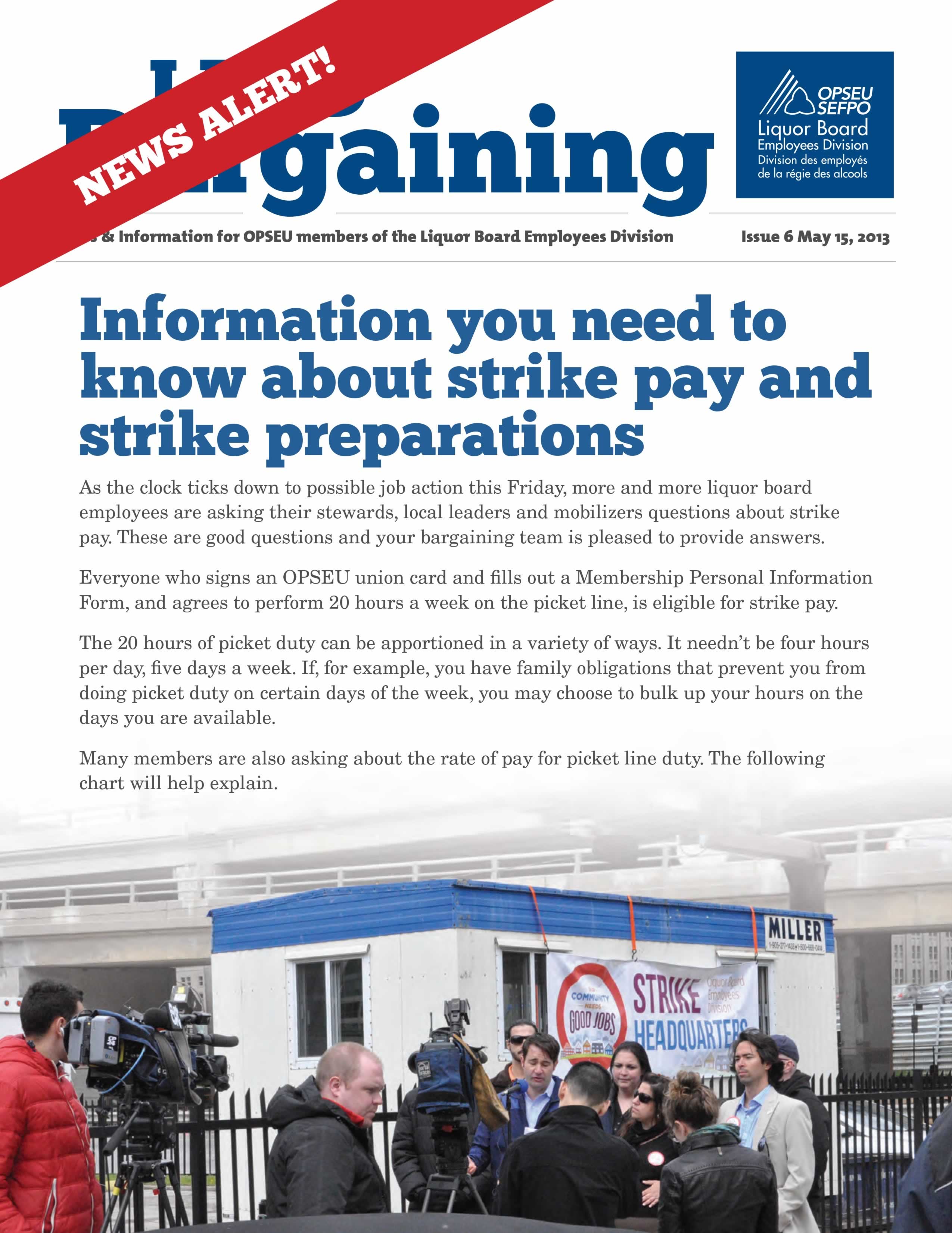 2013 Collective Bargaining: News Alert Issue #6