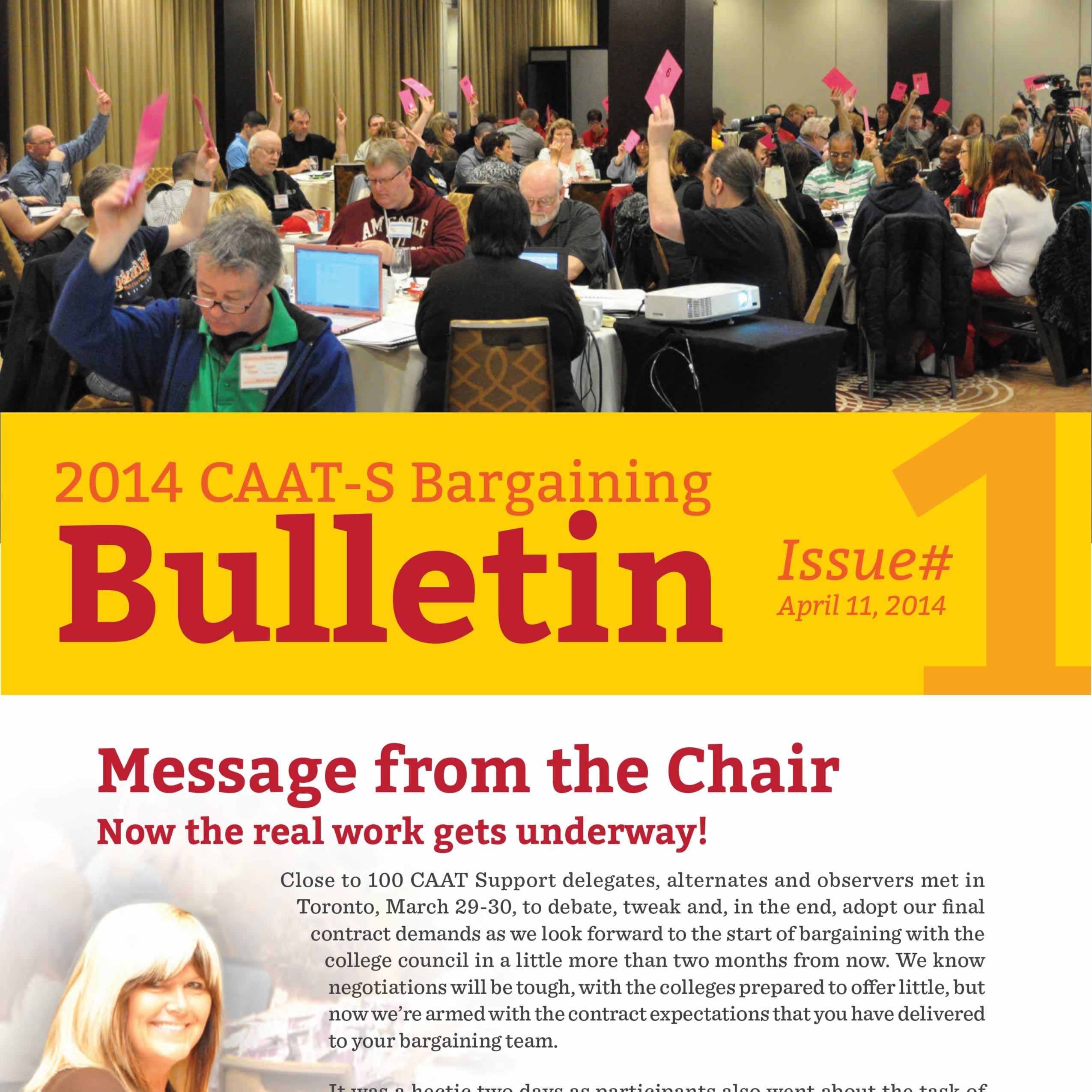2014 CAAT-S Bargaining Bulletin Issue 1