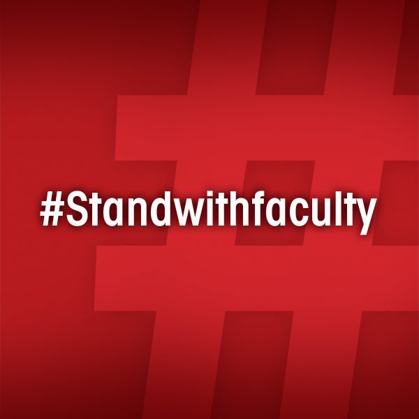 #StandWithFaculty