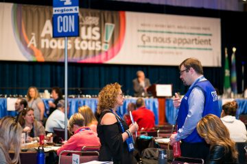 OPSEU members at Convention 2017 Day 3