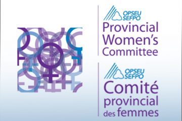 OPSEU Provincial Women's Committee - SEFPO Comite provincial des femmes logo
