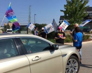 Local 276 picket