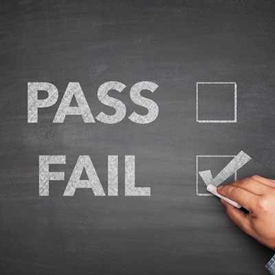 Pass-Fail (checkmark: fail)