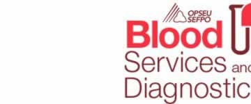 OPSEU/SEFPO Blood services and diagnostics logo