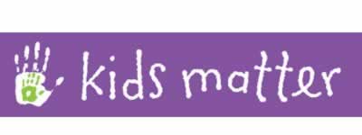 Kids Matter logo of hand