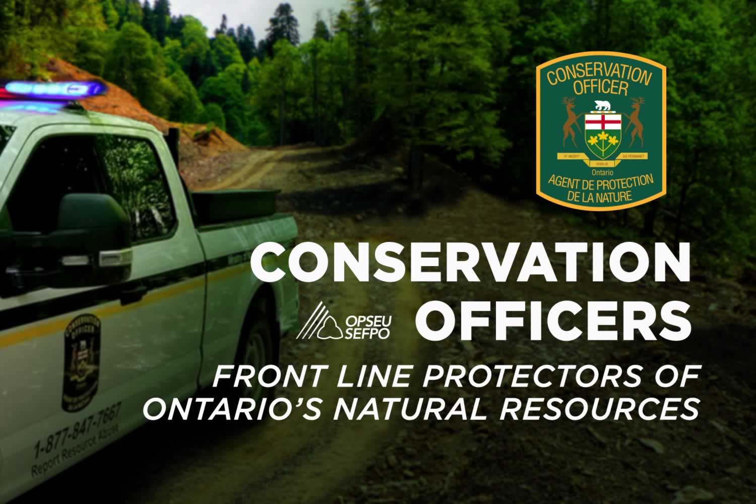 Conservations officers: Front line protectors of Ontario's natural resources