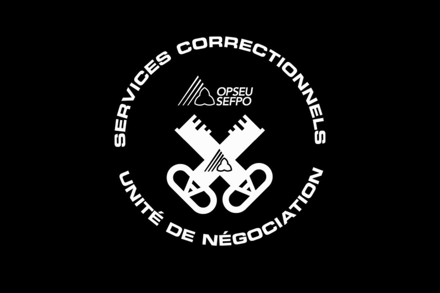 Services Correctionnels, Unite de Negociation Logo